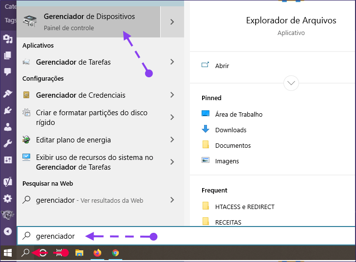 Problema de áudio no Windows 10