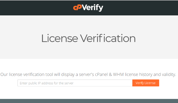 Atualizar e verificar licença WHM do cPanel