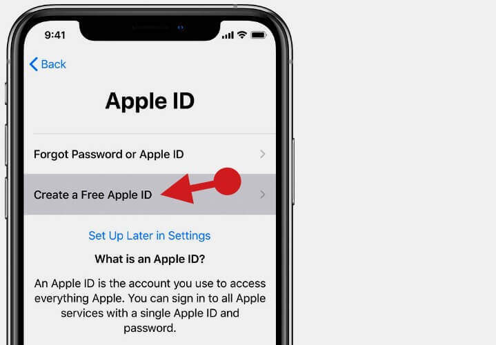 Criar ID da Apple no iPhone