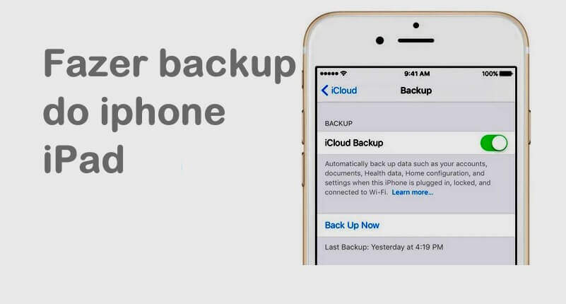 Fazer backup do iPhone