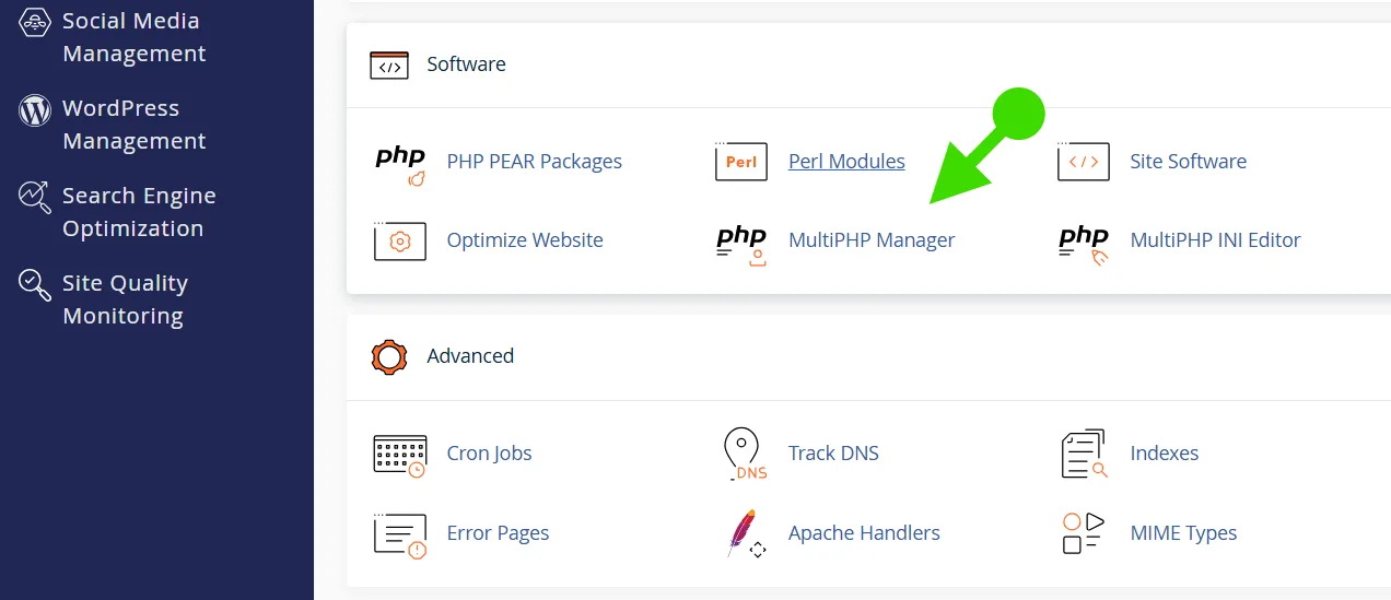 Verificando a Versão do PHP