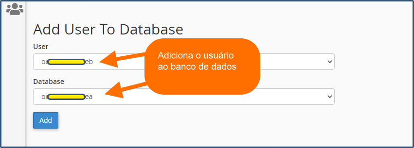 Adicionar usuário ao banco de dados