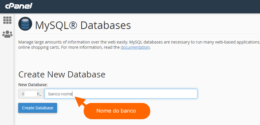 Criar banco de Dados MySQL para WordPress