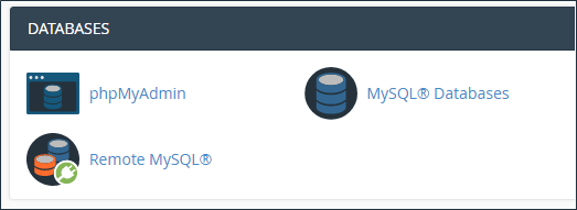 guia Banco de Dados no cPanel