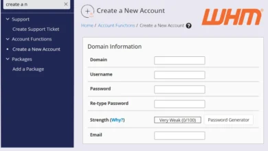 Como Criar uma Conta no WHM do cPanel
