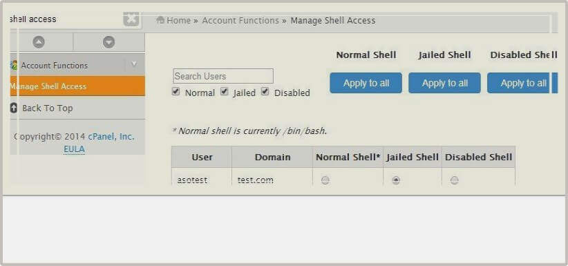 Acesso Com Jailed Shell