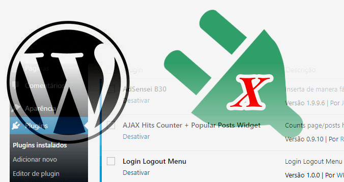 Como desativar manualmente um plugin do WordPress