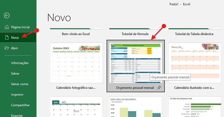 Compartilhar Pasta de Trabalho em novo modelo do Excel