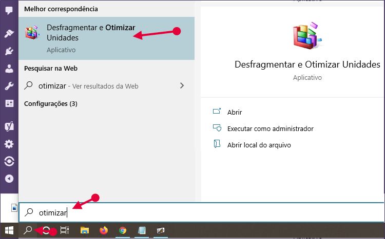 Desfragmentar e Otimizar Unidades no Windows