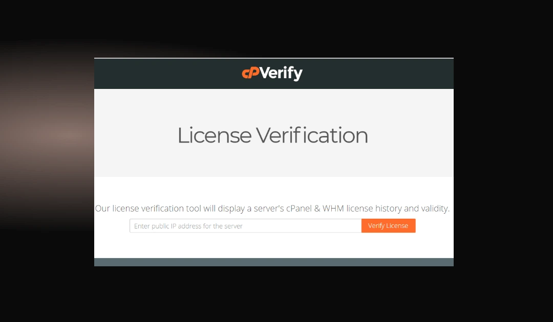 Atualizar e verificar licença WHM do cPanel