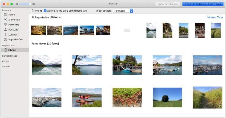 Como transferir fotos do Mac ou PC para iPhone e iPad