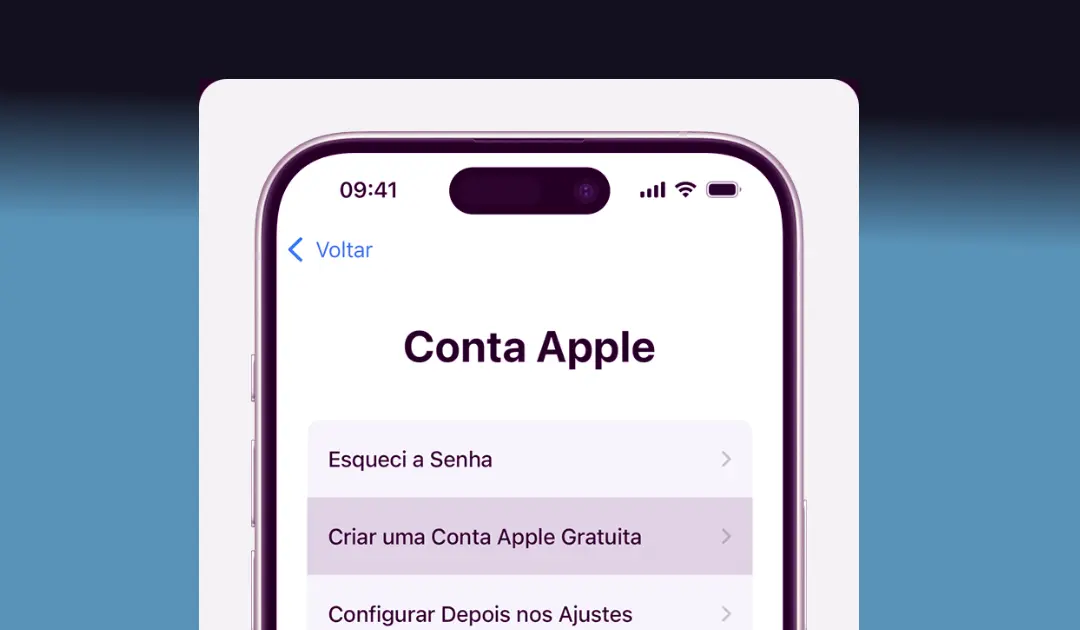 Guia Para Criar Novo ID da Apple no Seu iPhone