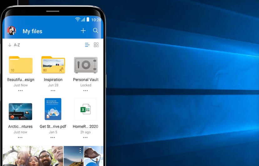 OneDrive com Windows 10