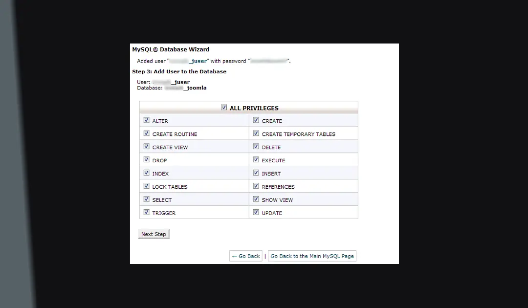 Criando Banco de Dados no Joomla