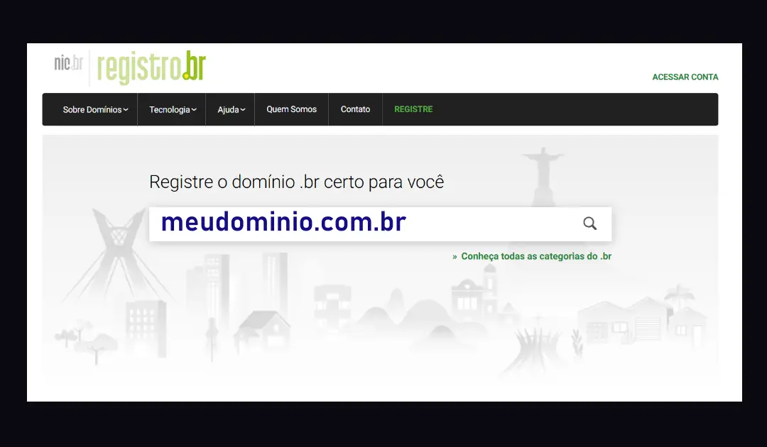 Registrar um domínio em Registro.br
