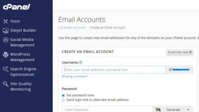 Como configurar contas de e-mail para o seu site no cPanel