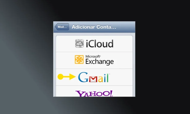 configurar Gmail agenda e contatos do Google no iPhone