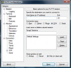 PuTTY é um cliente SSH muito bom