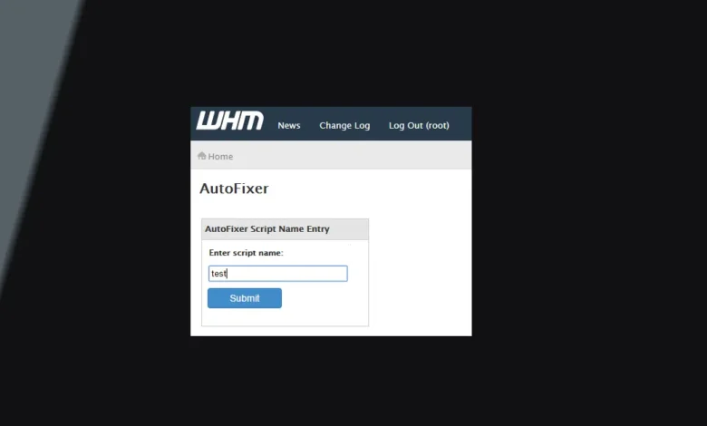 WHM Autofixer