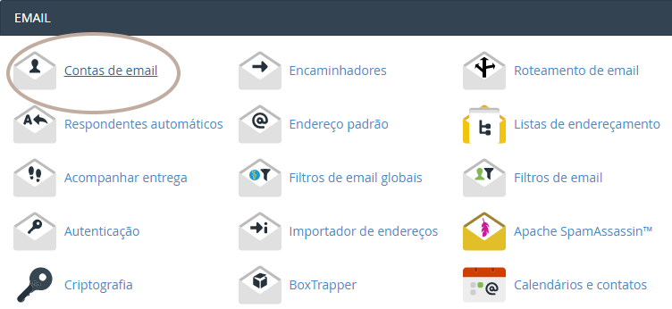 Como configurar contas de e-mail para o seu site no cPanel