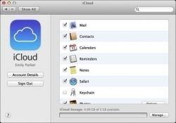 Alterar Configurações De Recursos Do ICloud