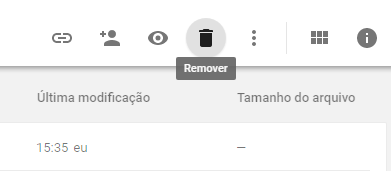 Excluir um arquivo no Google Drive