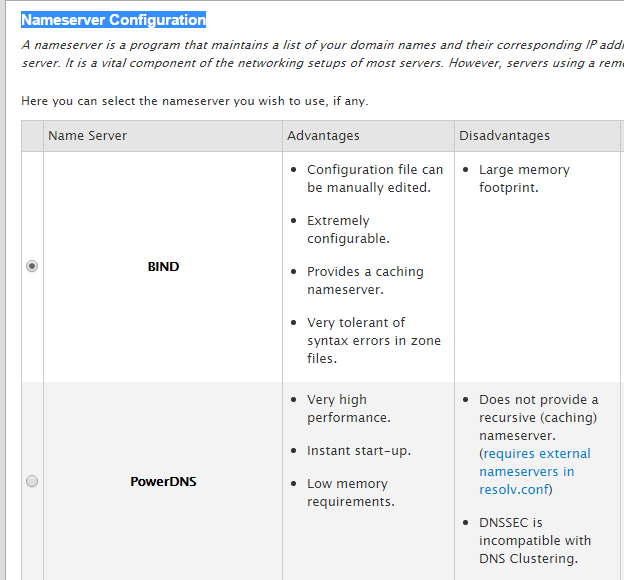 Instalar no cPanel WHM servidores de nome