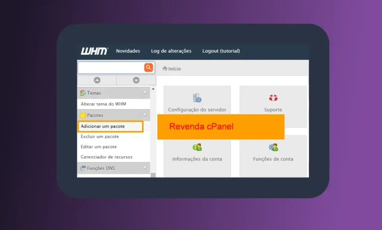 Guia Para Contas de Revenda cPanel