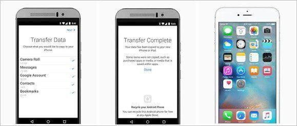 Migrar do Android para iPhone