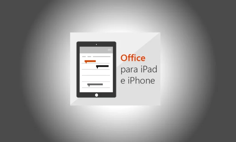 transferir documentos do MS Office Para iOS