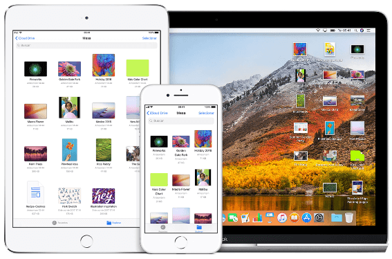 Fazer cópias de documentos e arquivos do iCloud Drive