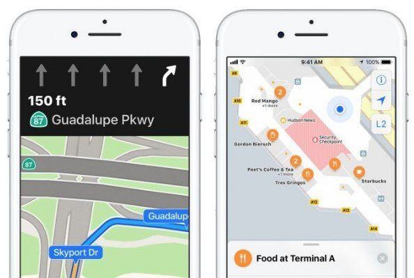 Apple Maps Adiciona Assistência de Pista