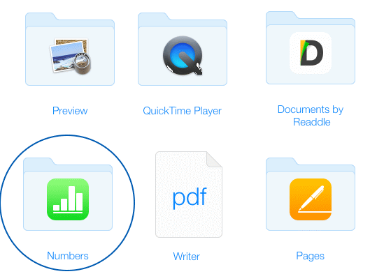 Organizar pastas do iCloud Drive