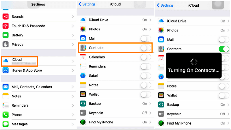 Como recuperar contatos do iCloud