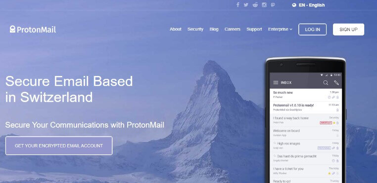 ProntoMail webmail