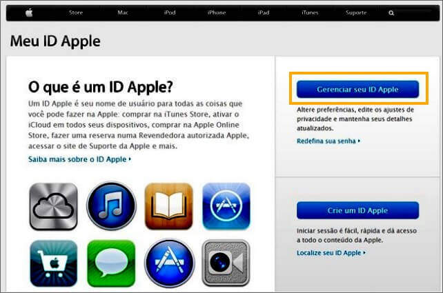 Mude o Endereço do Seu iCloud