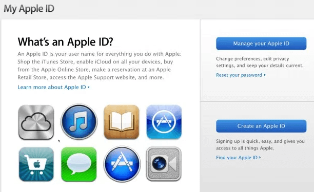 como recuperar uma senha esquecida do iCloud Mail