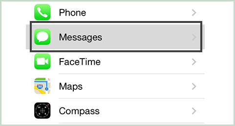 ativar as mensagens no iCloud