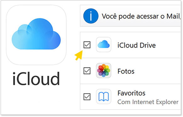 Como ativar o iCloud Drive