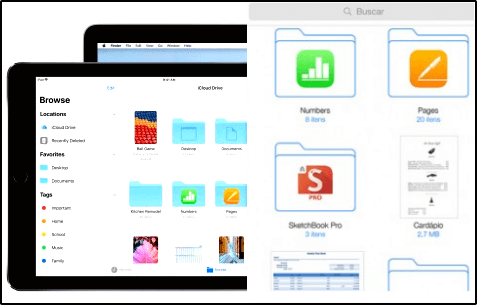 Onde o iCloud armazena seus dados
