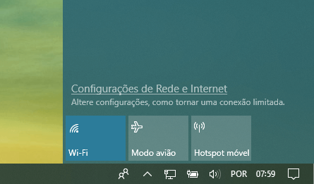 meu wi-fi sumiu no windows 10