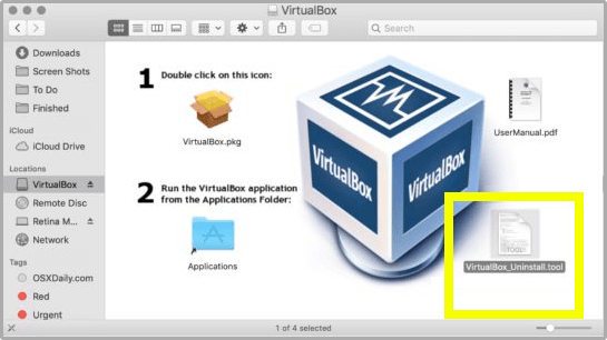 Como desinstalar o VirtualBox no Mac