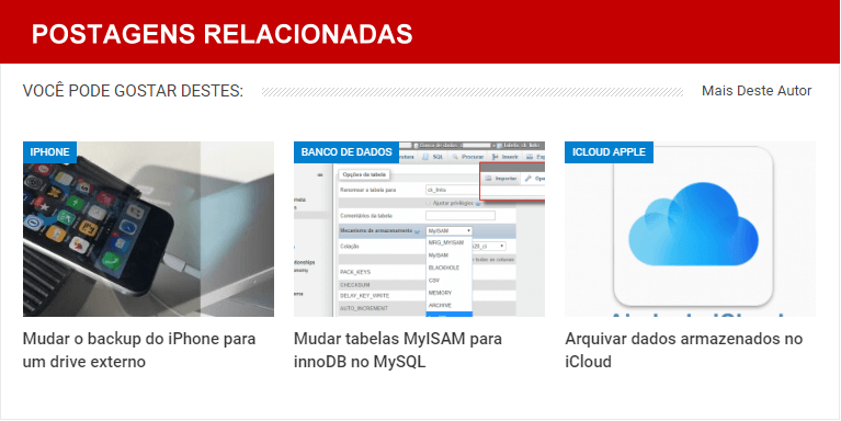 Código Para Criar Artigos Relacionados em Temas Wordpress