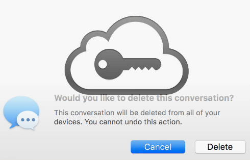 segurança das mensagens no iCloud