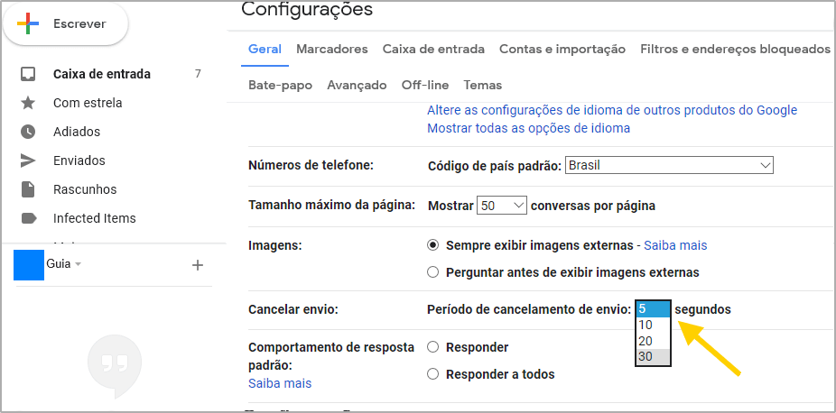 Como recuperar um e-mail no Gmail