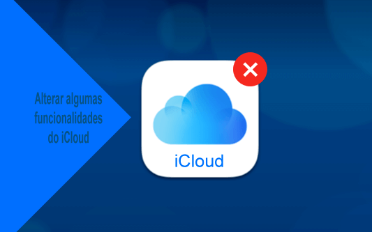 Alterar as definições das funcionalidades do iCloud