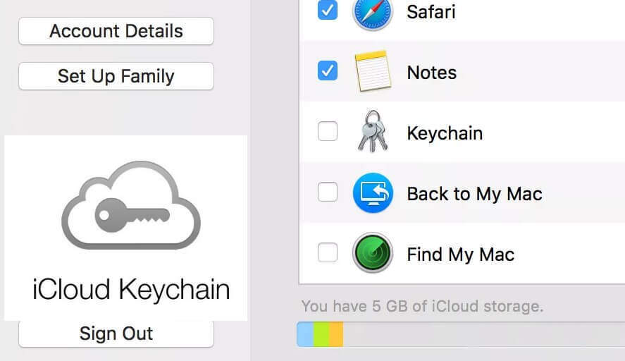 Como configurar o iCloud Keychain no seu Mac