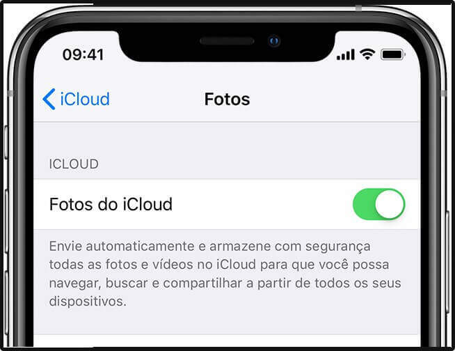 Copiar conteúdo de Álbuns do iCloud Compartilhados no Windows