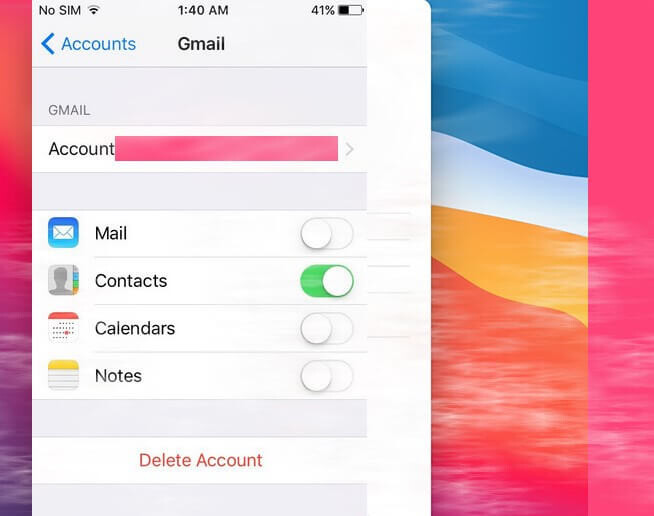 Como corrigir a não sincronização dos contatos do iCloud