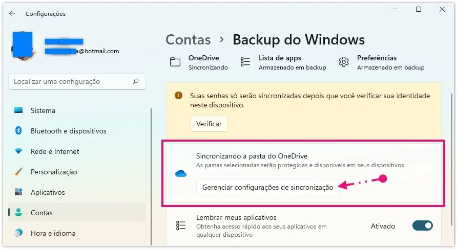 Backup do sistema operacional